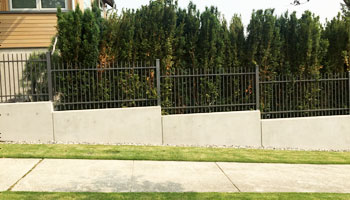 Perimeter fence on burnaby home